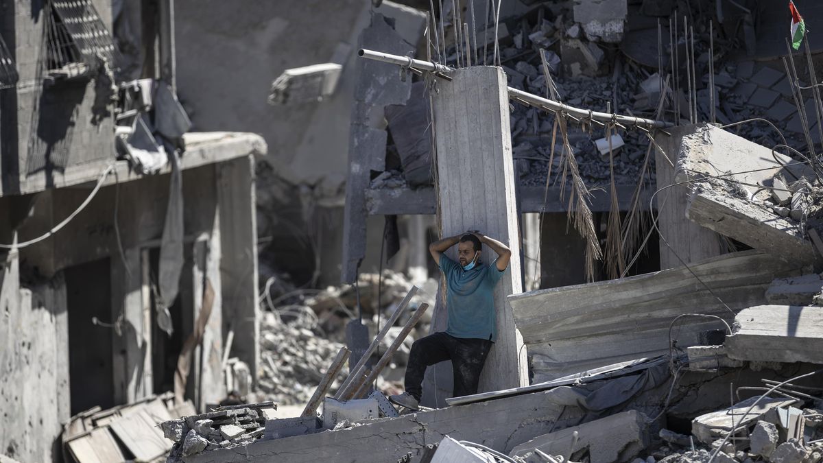 Fotky: Palestinci se vracejí do míst, kde žili před válkou. „Zkáza je všude“